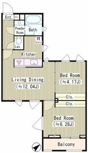 西馬込テラスコートの間取り画像