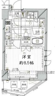 レガリス木場ステーションフロントの間取り画像