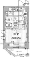 レガリス木場ステーションフロントの間取り画像