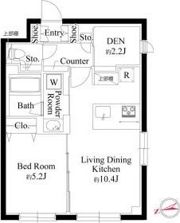 ラ・ペルラ下北沢の間取り画像