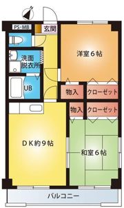 ミルフィーユ門井の間取り画像