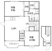 ピュアクレストⅡの間取り画像