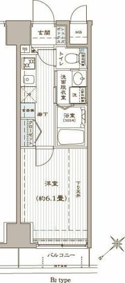 ZOOM銀座2丁目Secondの間取り画像