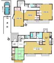 宮坂1丁目戸建の間取り画像