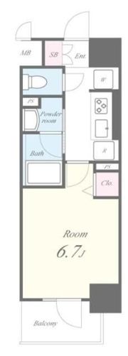 カサ・フェリーチェの間取り画像