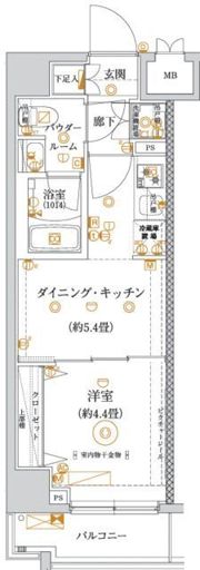 ガリシア亀戸水神の間取り画像