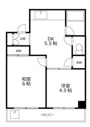 早苗エステートビルの間取り画像
