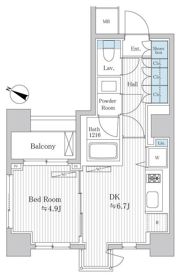 プラチナビュー白金台の間取り画像