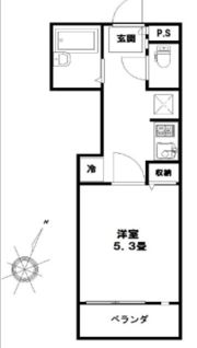 マリオン駒場の間取り画像