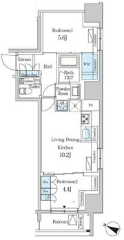 パークアクシス神保町の間取り画像