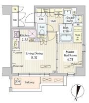 ル・シュクレ永福の間取り画像