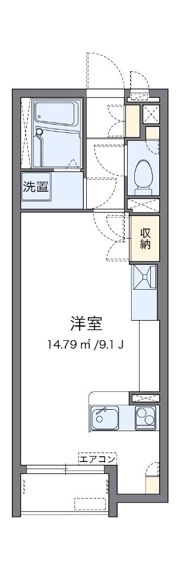 レオネクストNANTSUKAⅡの間取り画像