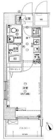 ロメック山手日暮里の間取り画像
