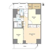 グランカーサ蒲田ウエストの間取り画像