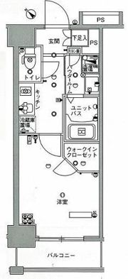 スカイコート両国参番館の間取り画像