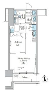 パークアクシス新宿百人町の間取り画像