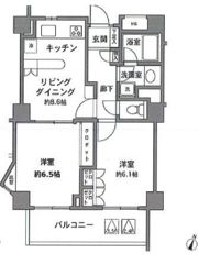 フレール早稲田の間取り画像