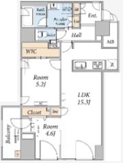 THE MAYFAIRの間取り画像