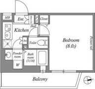 ルクレ上北沢ルネサンスコートの間取り画像