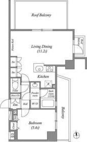 ルクレ上北沢ルネサンスコートの間取り画像