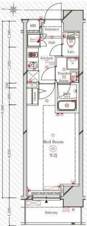 ラフィスタ三ノ輪の間取り画像