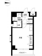 スカイコート両国壱番館の間取り画像