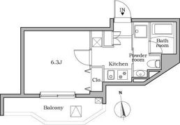 レジディア蒲田Ⅱの間取り画像
