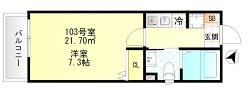 FERIO上井草の間取り画像
