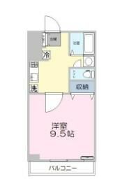 メルベイユ石井Ⅱの間取り画像