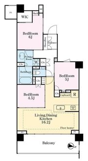 パークシティ高田馬場の間取り画像