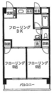 シャトー瑠璃の間取り画像