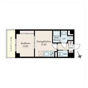 グローリオシェルト新宿山吹町の間取り画像