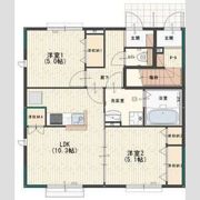 カーサ・デルソーレKHK A棟の間取り画像