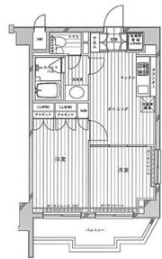 ルーブル飯田橋の間取り画像