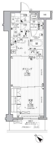 デュオステージ曳舟の間取り画像