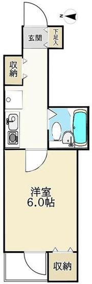 弐番館の間取り画像