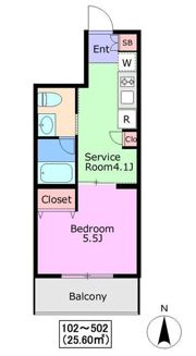 ネオクレアの間取り画像