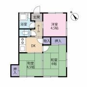 幸福荘の間取り画像