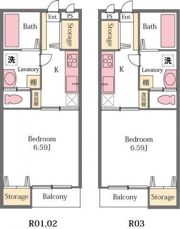 ケストレルの間取り画像