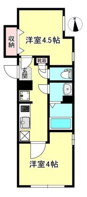 ロータス平和島Westの間取り画像