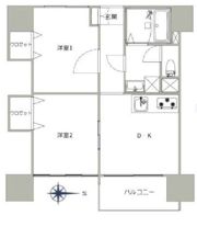 高田馬場住宅の間取り画像