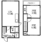 明石市東野町貸家の間取り画像