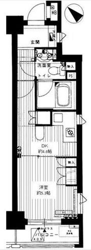 サージュ赤坂の間取り画像