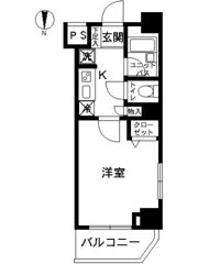 スカイコート錦糸町第2の間取り画像
