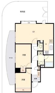 ムサシノコート早稲田の間取り画像