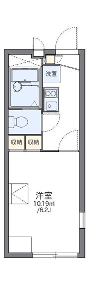 レオパレスウエスト本郷Ⅰの間取り画像