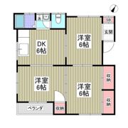 グリーンテラスB棟の間取り画像