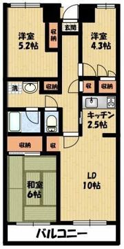 ブライトネス北鴻巣の間取り画像