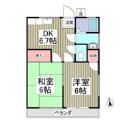 大野ハイツの間取り画像