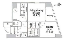 エクセルシオール麻布の間取り画像